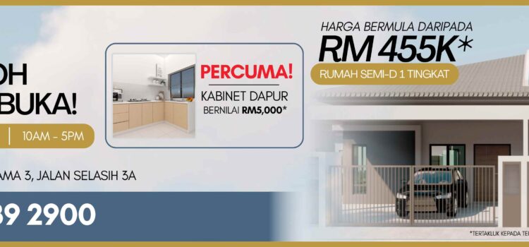 Unveiling new single storey semi-d show house. Unveiling new single storey semi-d show house.